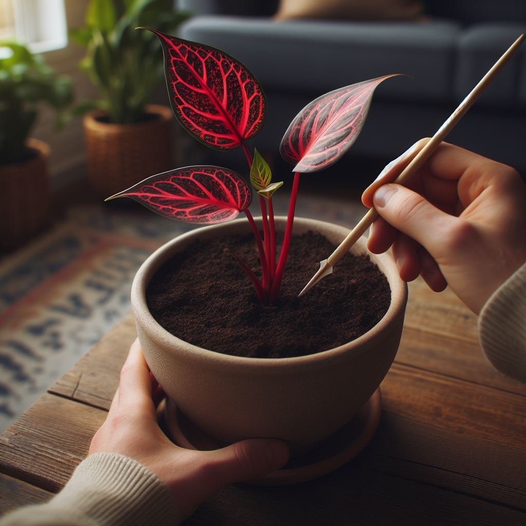 Train a Syngonium Red Arrow