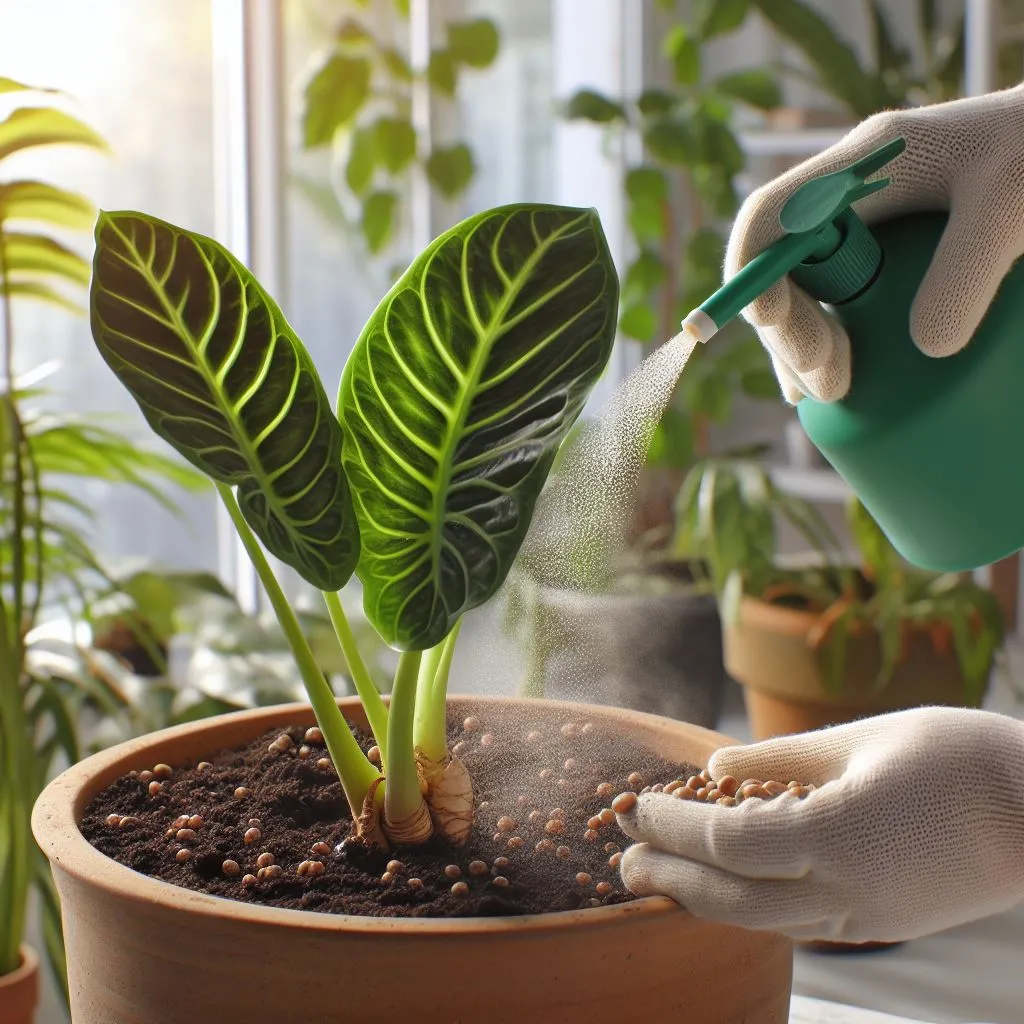 Fertilizing Alocasia boa