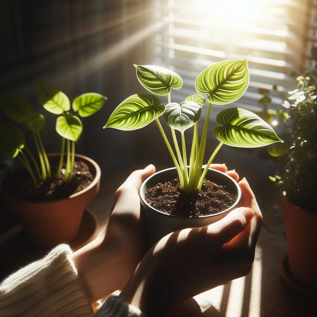 Alocasia Polly Nurturing: Light Requirements for an Alocasia Polly