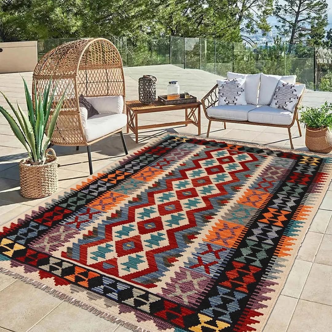 DIY Backyard Craft Outdoor Rugs