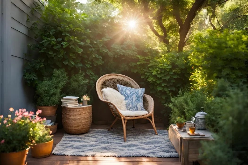 Create a Cozy Reading Nook for Backyard