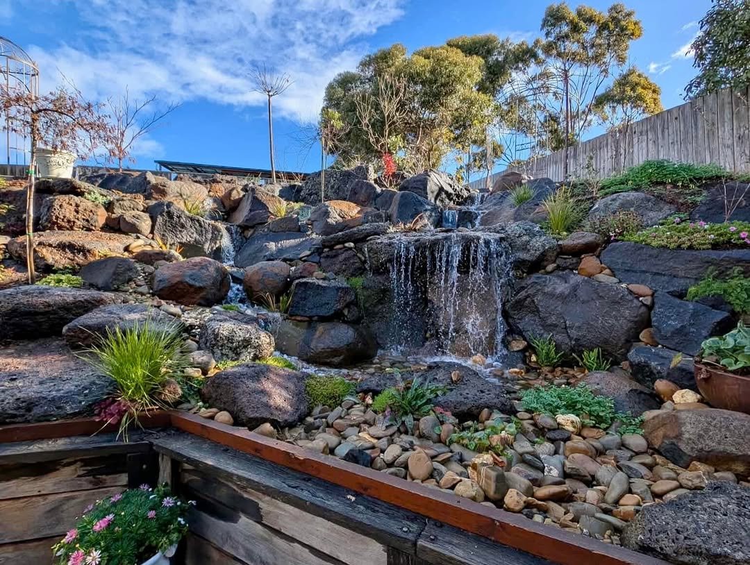 DIY Water Feature in Garden