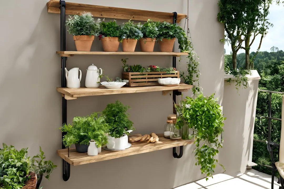 Hang an Outdoor Shelf