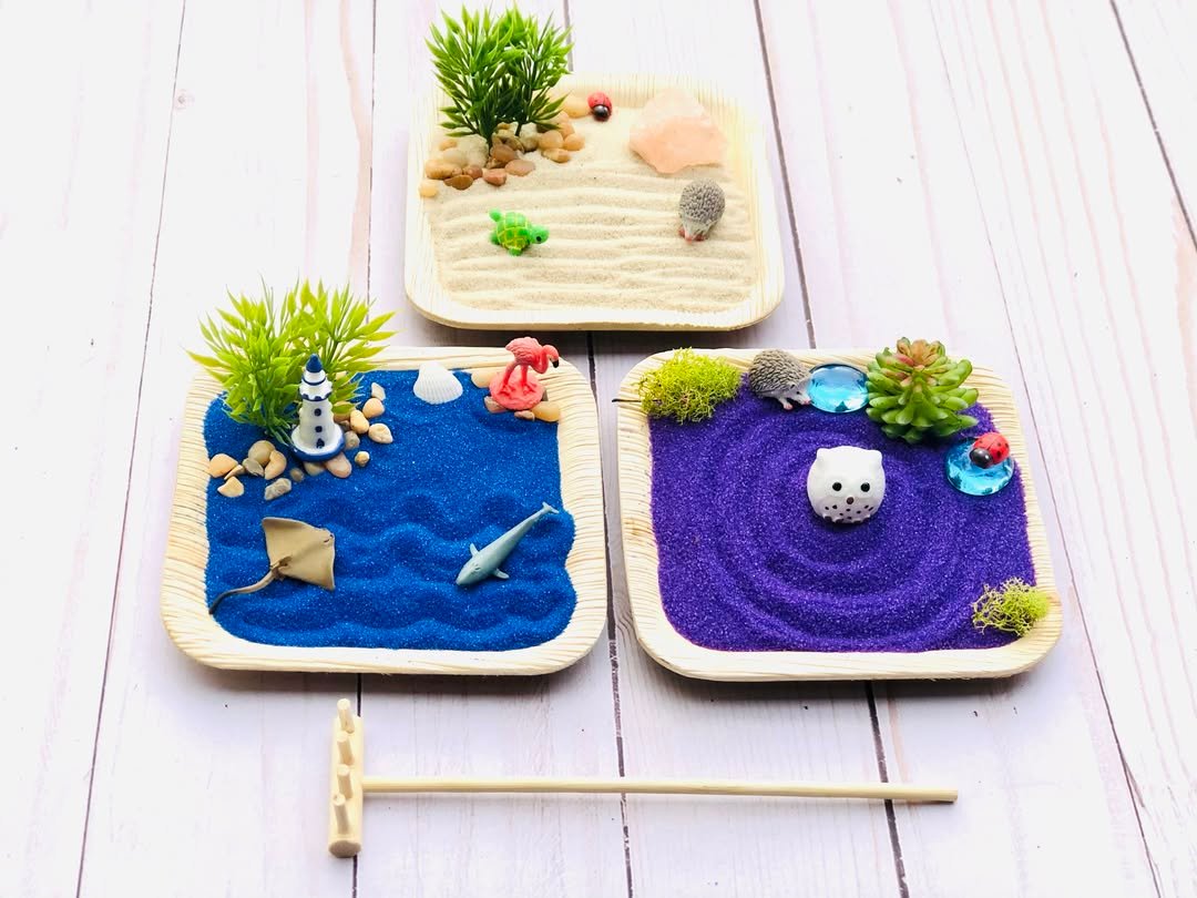 Peaceful Miniature Zen Garden Kits