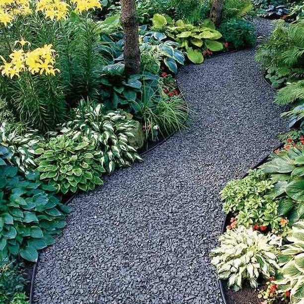 Peaceful Zen Garden Gravel Pathway