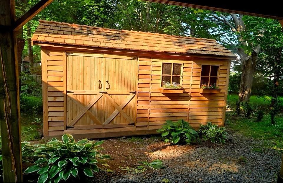 Small Backyard Landscaping Smart Storage Shed 
