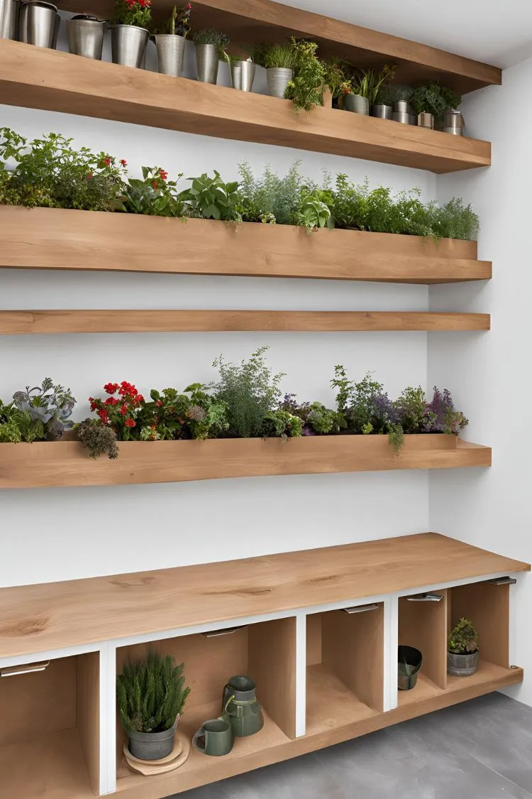 Built-In Planter Boxes