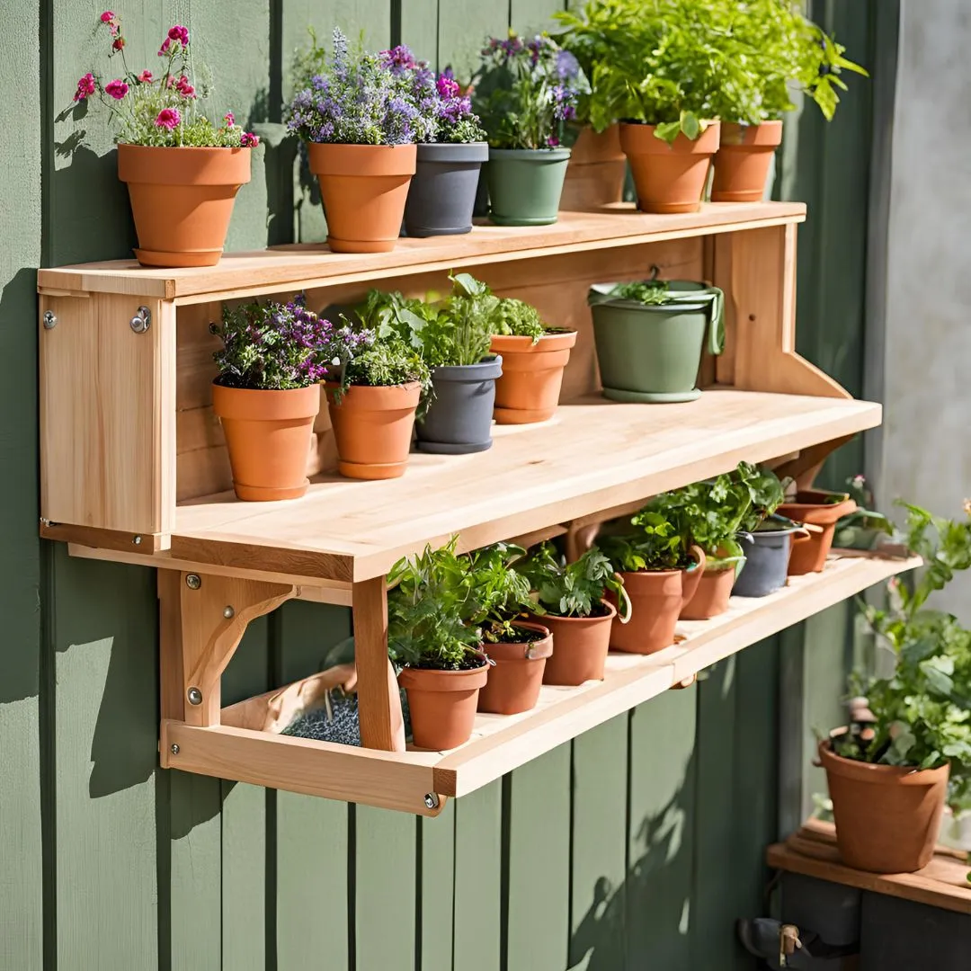 thumbnail image 2 of 44 Inch Fir Wood Potting Bench With Sink & Storage - Outdoor Garden Potting Station With Drawer 2 of 3
