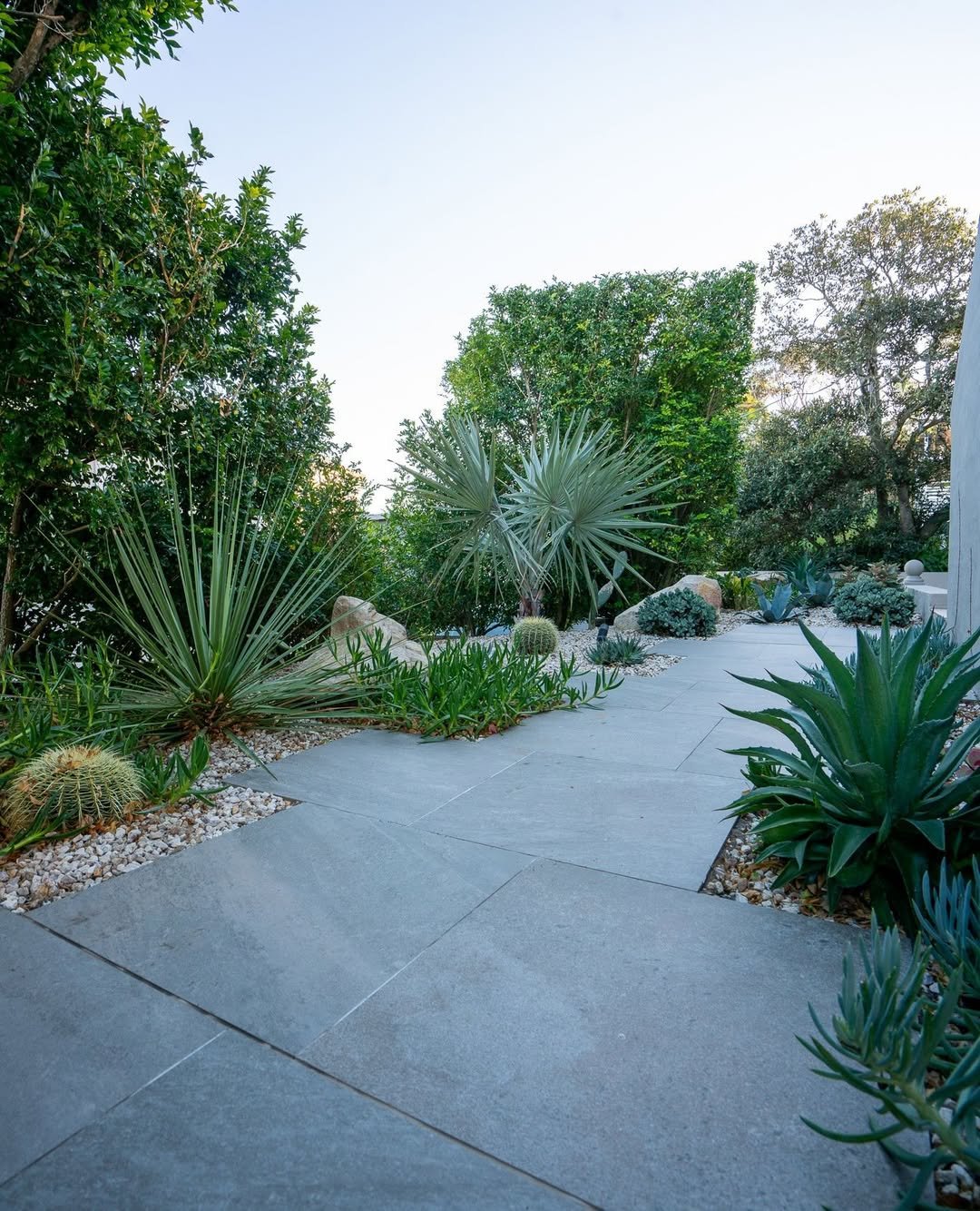 Backyard Makeover Gravel Pathway through garden