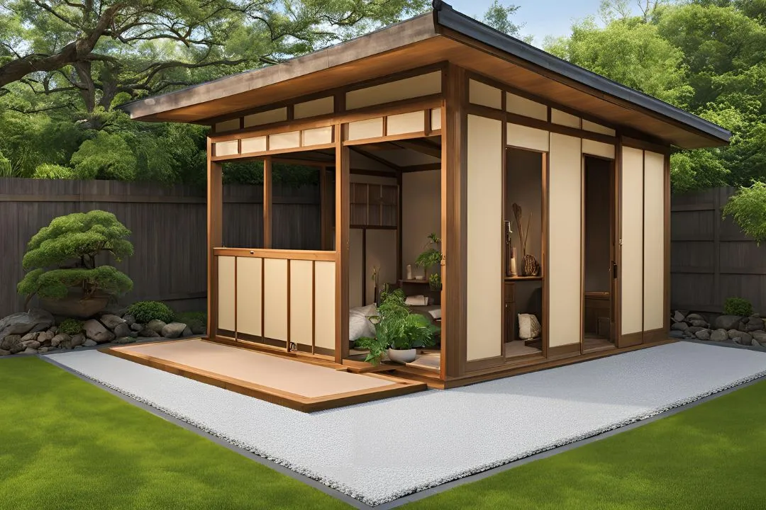 Japanese-Inspired Zen Shed