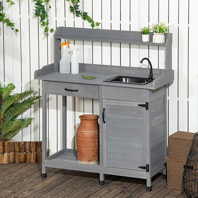 Modern Minimalist Potting Bench