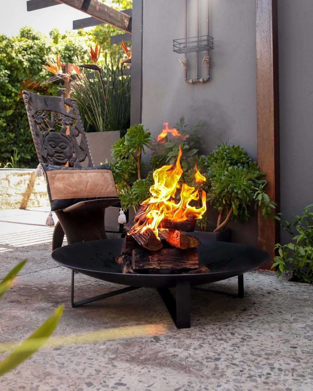  Outdoors Firepit Backyard Portable Metal