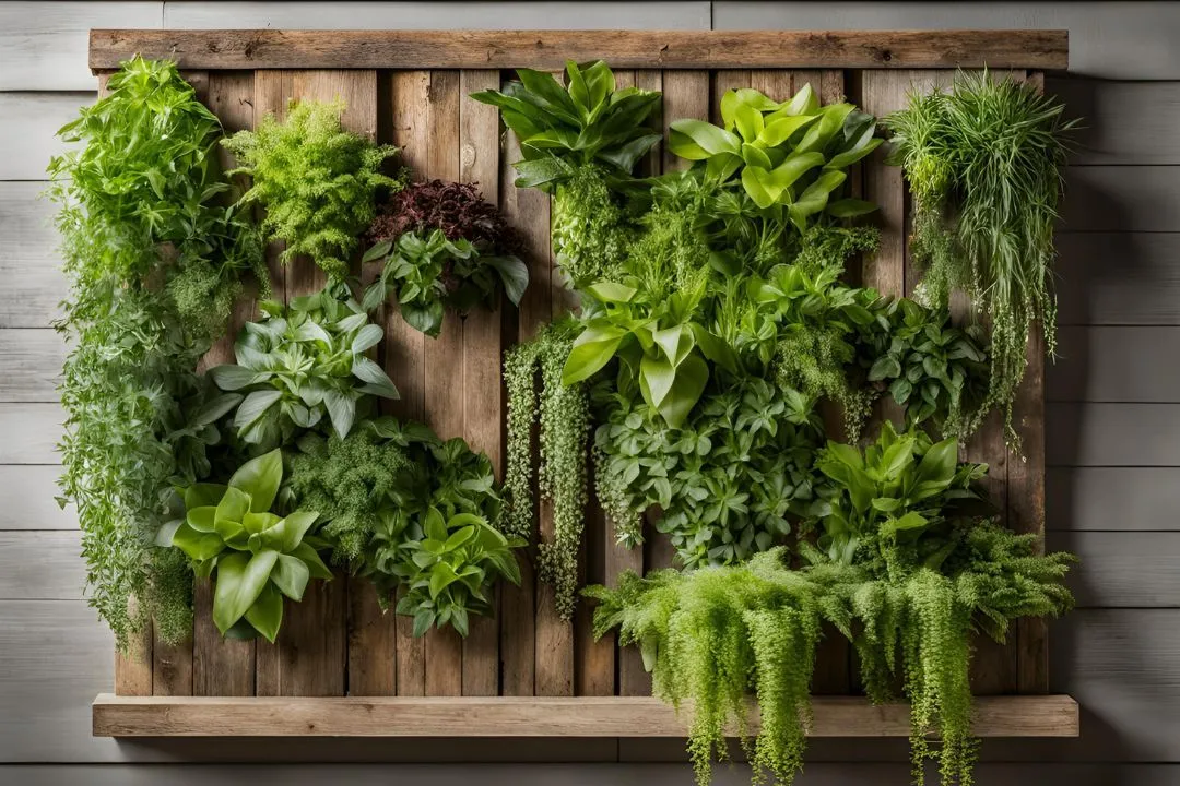 Reclaimed Wood Vertical Garden