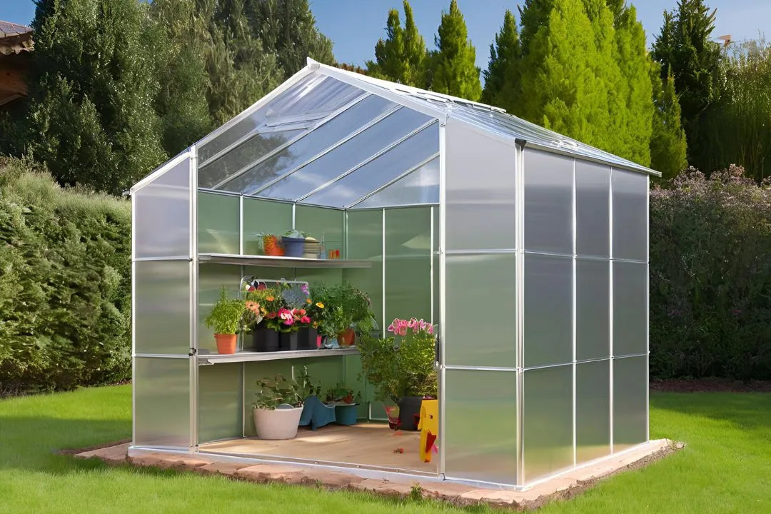 Transparent Polycarbonate Shed
