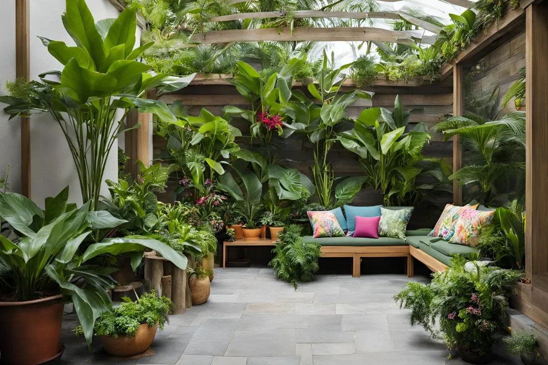 Tropical Potted Paradise