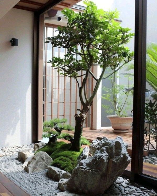 Zen Rock Garden for Patio Garden