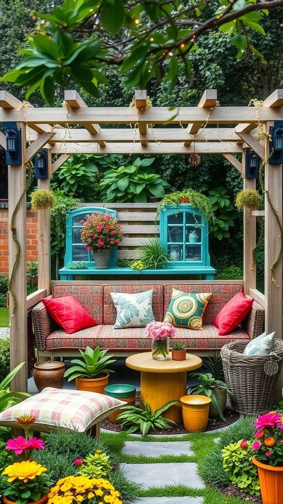 Eclectic Small Pergola