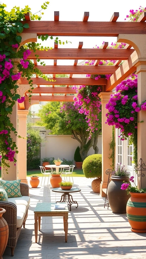 Mediterranean Style Pergola
