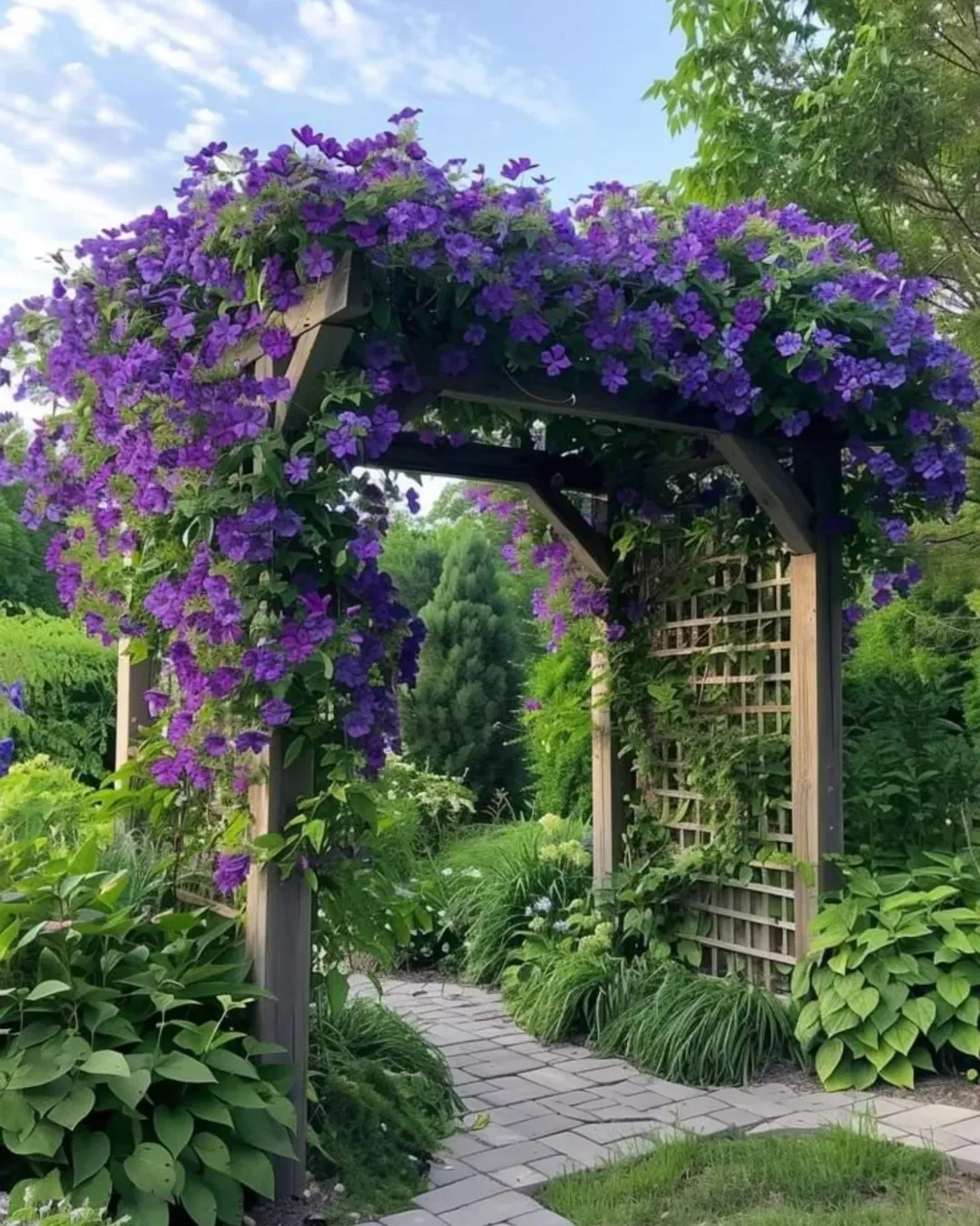 Hidden Trellis Entrance For Secret Garden Entrance