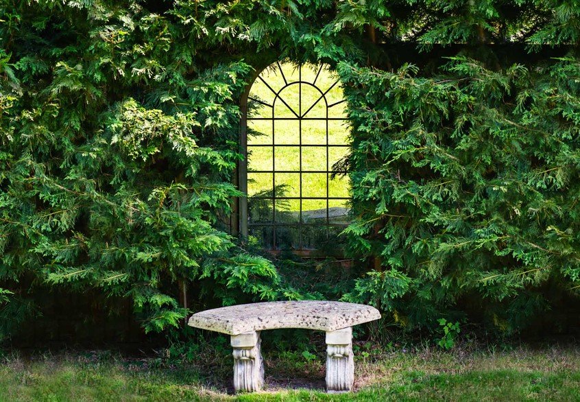 Mirror Illusion For Secret Garden Entrance