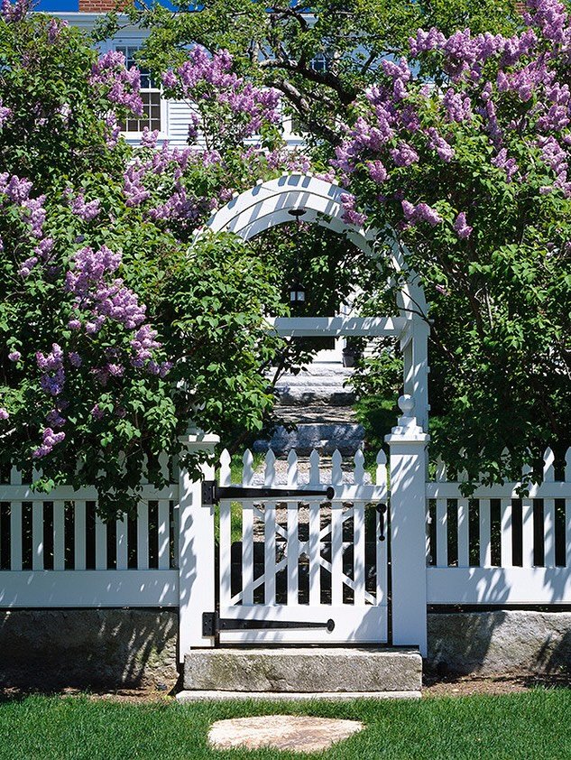 Picket Fence Gate For Secret Garden Entrance