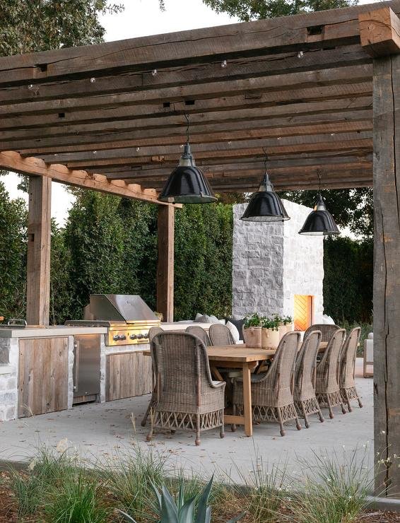 Rustic Wooden Pergola