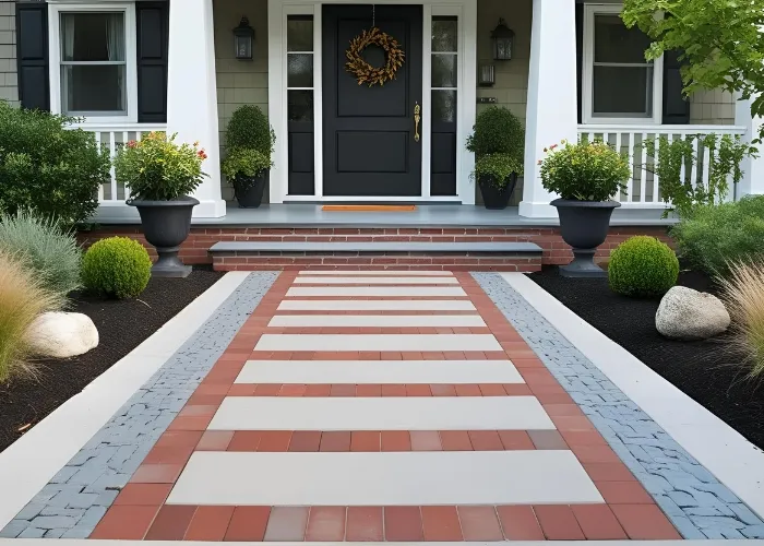 10 Creative Front Sidewalk Ideas to Enhance Your Curb Appeal