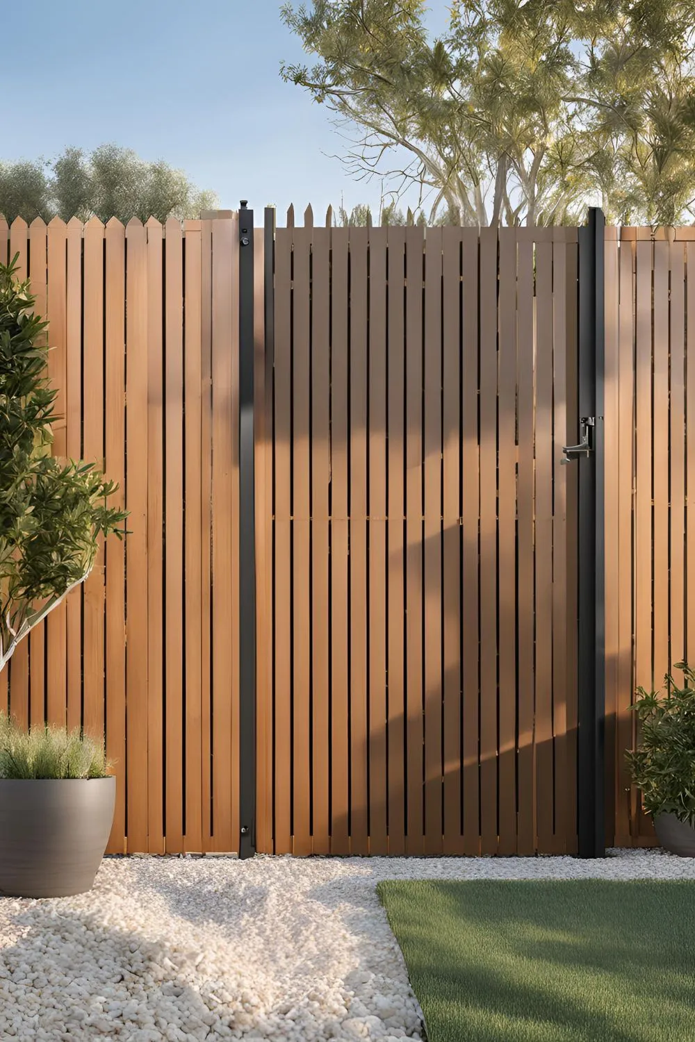 Mixed Height Fencing