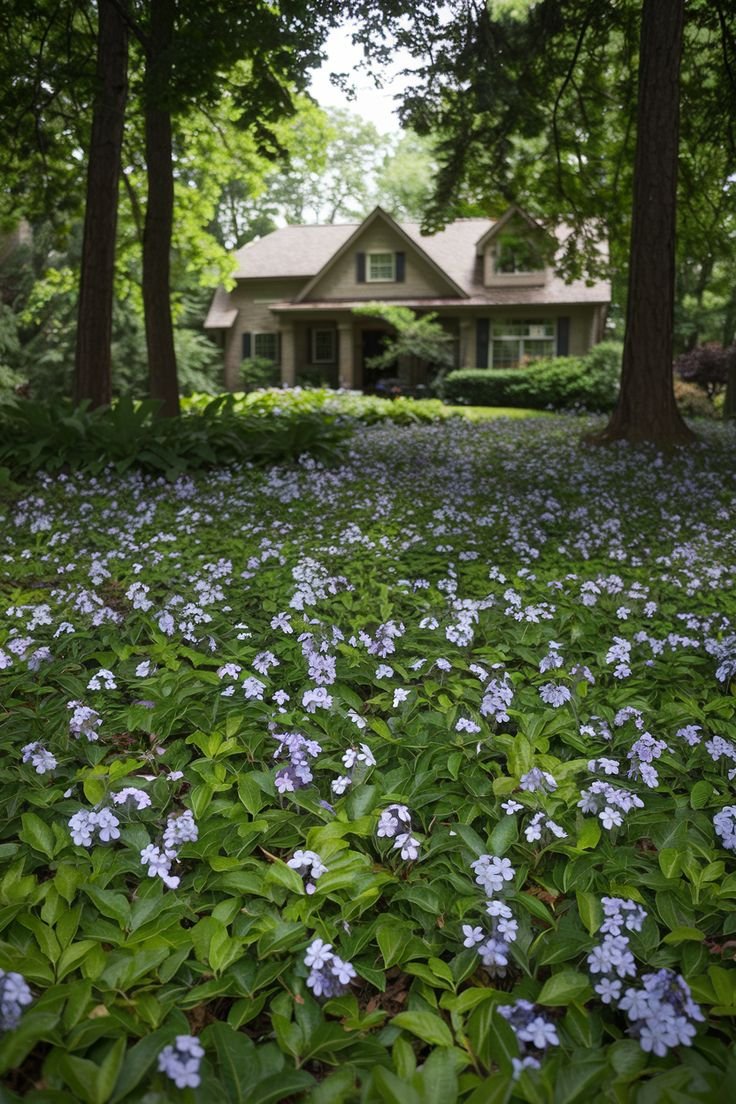 Colorful Ground Cover for Garden Shaded Areas