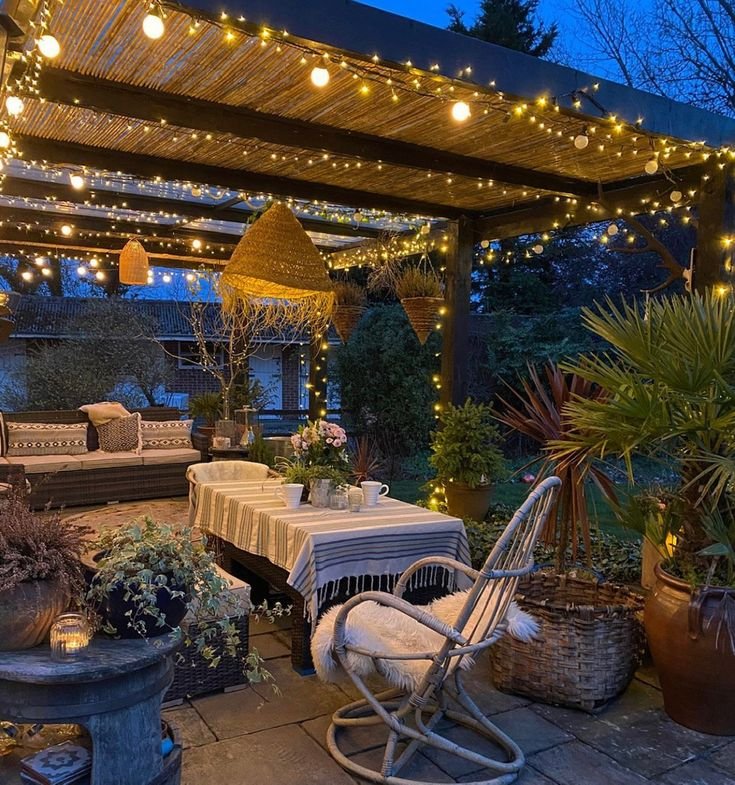 Cozy Retreat with String Lights