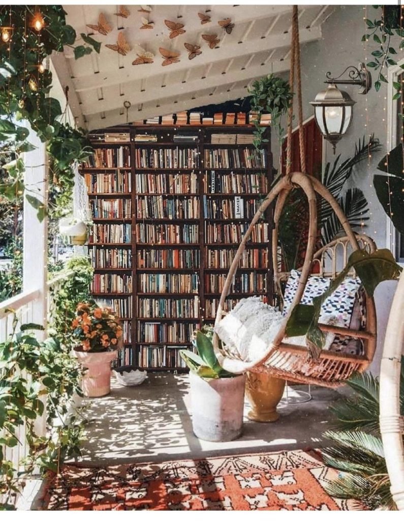 Reading Nook in Back Porch