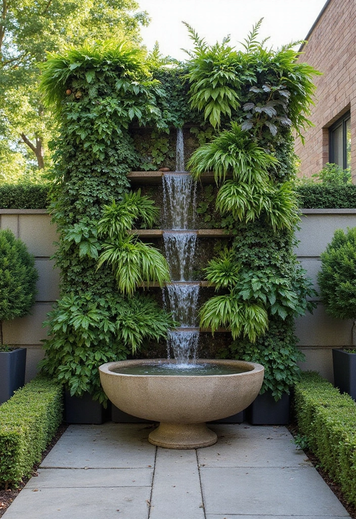 Vertical Garden Fountain