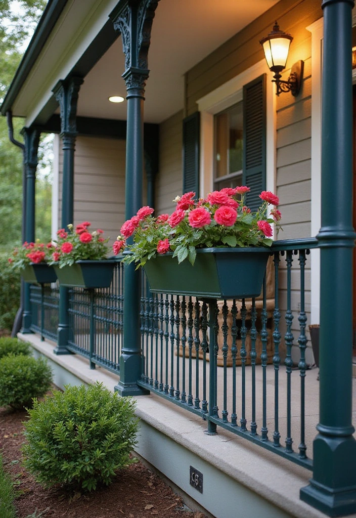 15 Front Yard Porch Ideas That Will Instantly Boost Your Curb Appeal! - 6. Decorative Railings