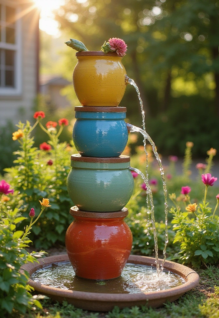 Ceramic Pot Fountain