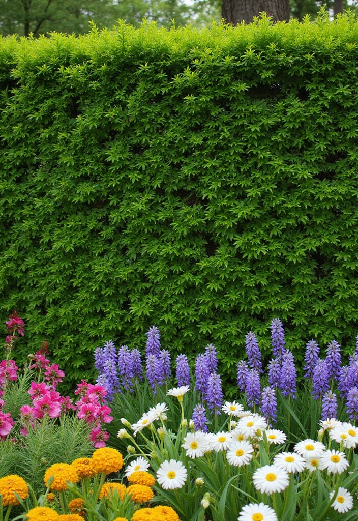 Eco-Friendly Hedge Fence