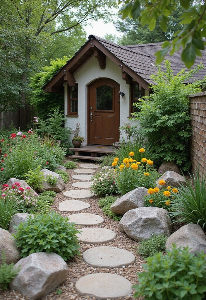 Cottage-Style Rock Garden: Cozy Charm