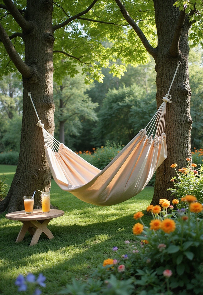 Relaxing Hammock Corner