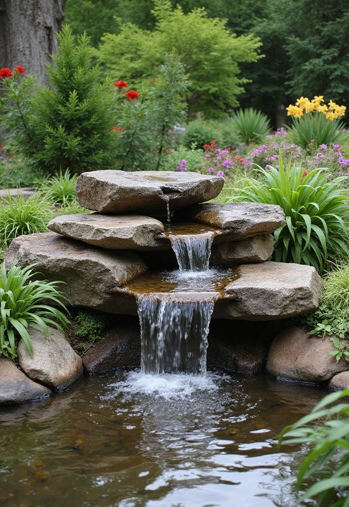 Natural Rock Fountain