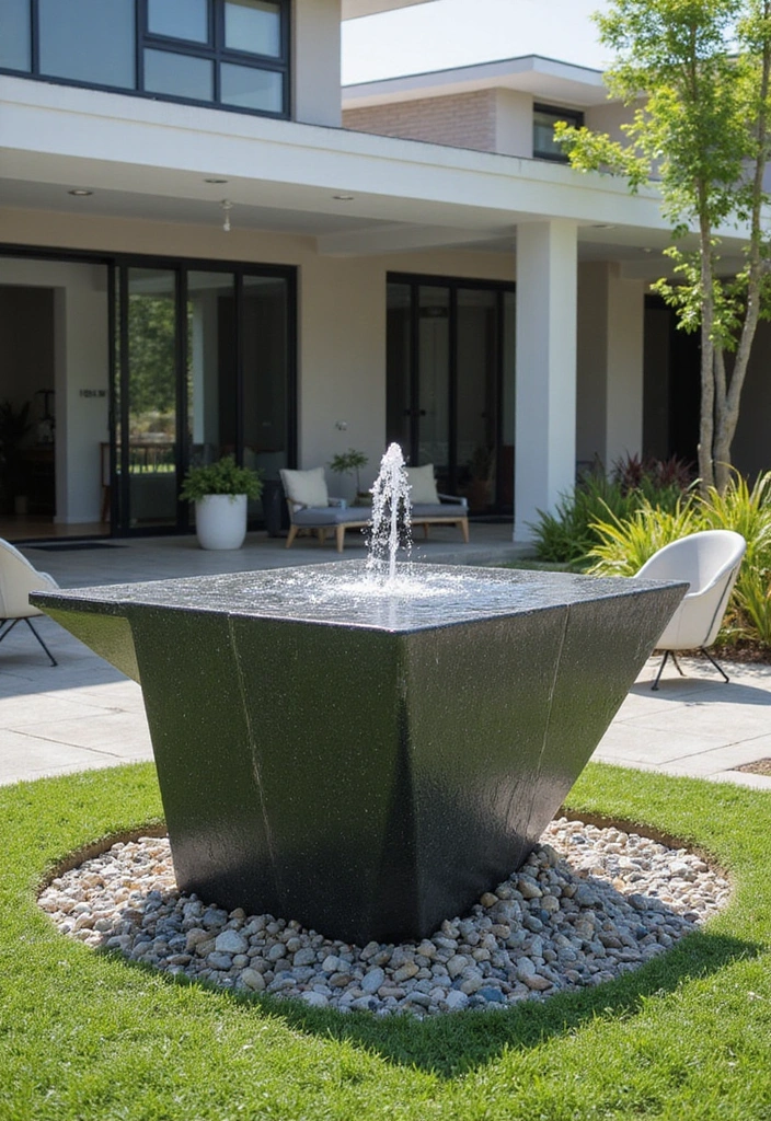 Modern Minimalist Fountain