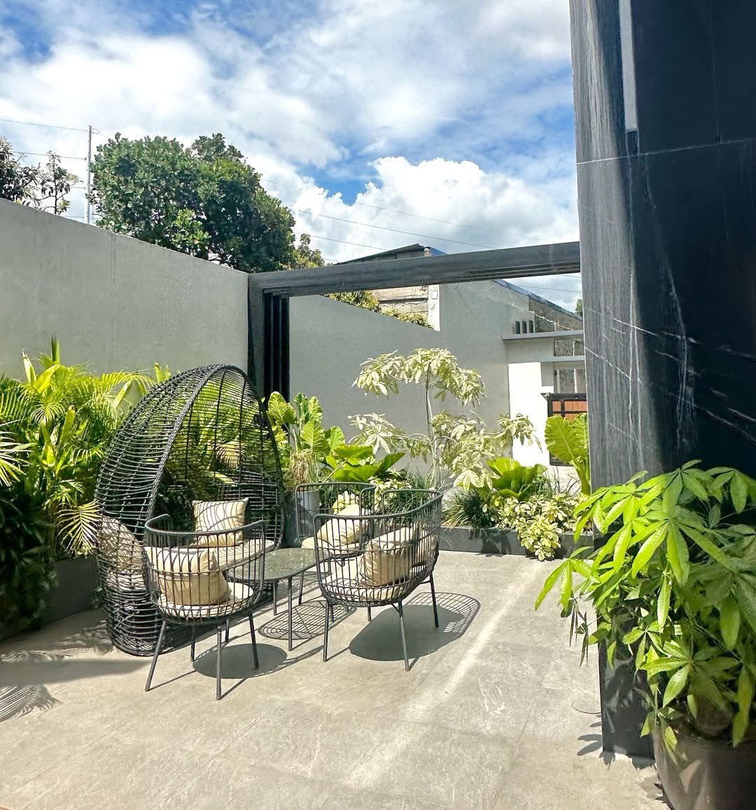 Cozy Seating Area in Garden