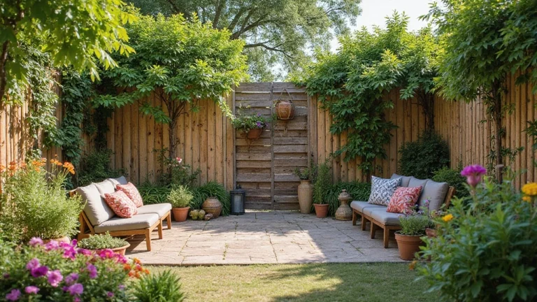 How to Create a Stunning Garden Oasis with Inexpensive Privacy Fence Ideas