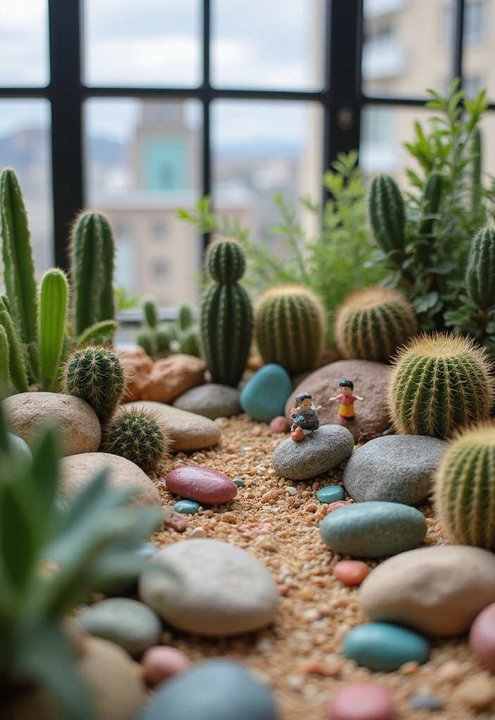 Miniature Desert Landscape: Drought-Resistant Beauty
