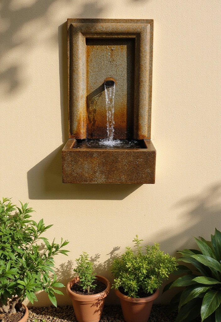 Wall-Mounted Fountain