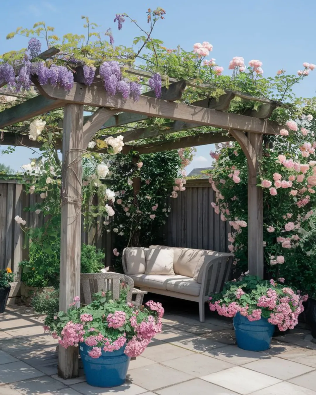 Cottage Garden Back Porch