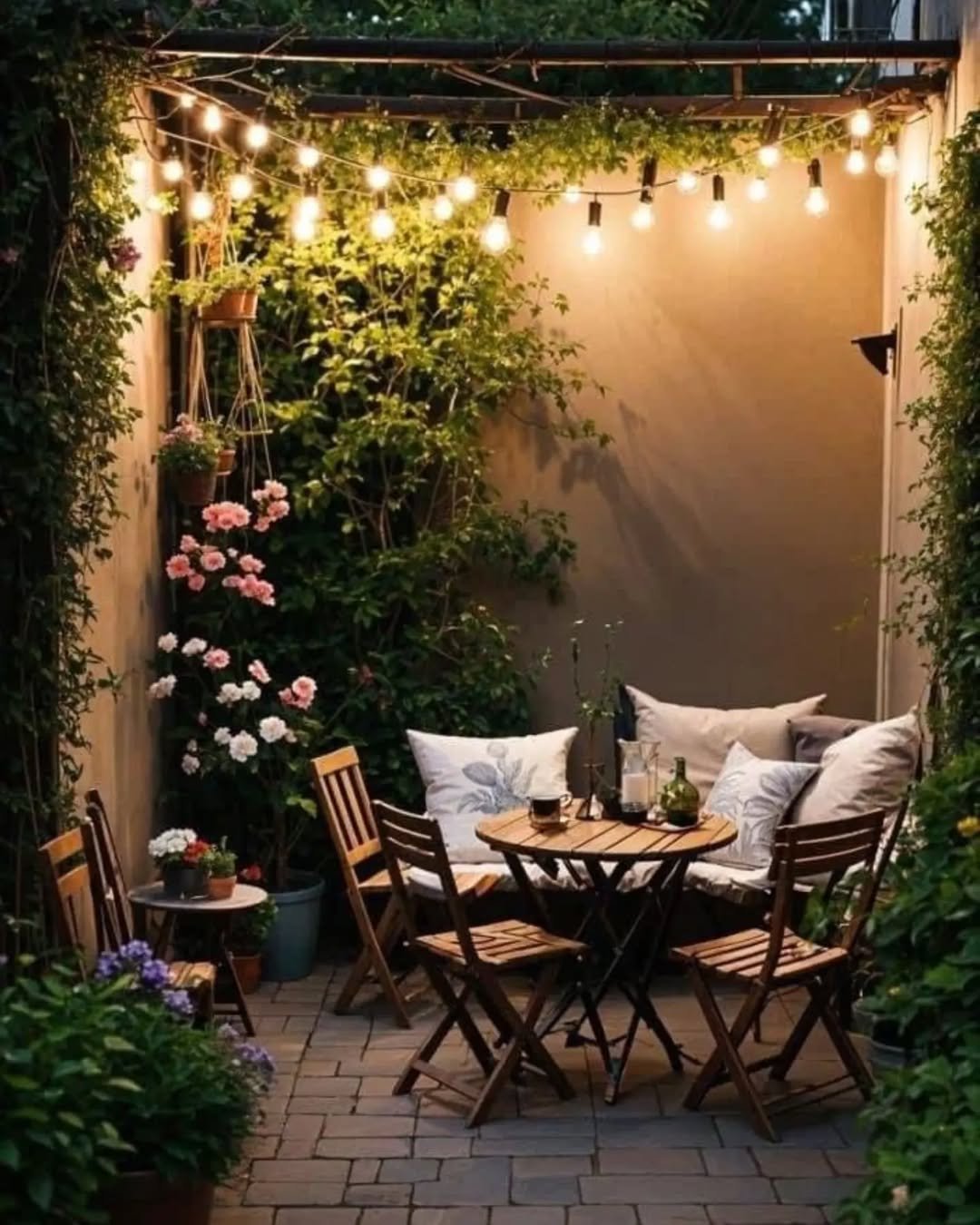 Cozy Garden Space Balcony Vegetable Garden
