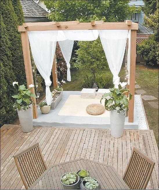 Meditation Space in Back Porch