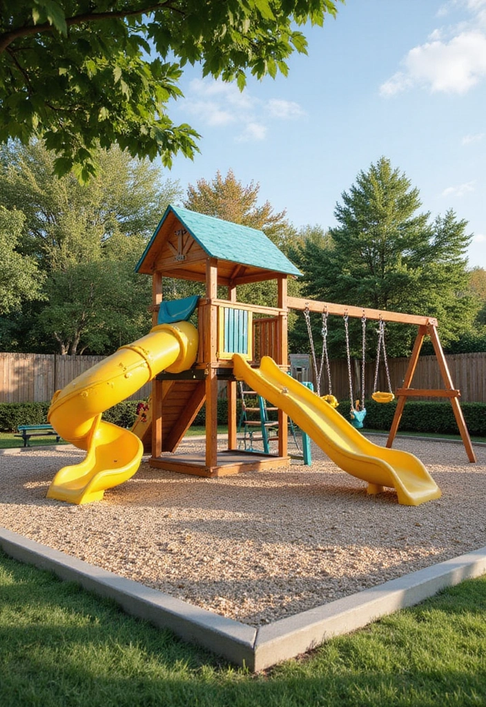 25 Stylish Outdoor Entertaining Areas That Will Elevate Your Gatherings to a Whole New Level! - 19. Family-Friendly Play Area