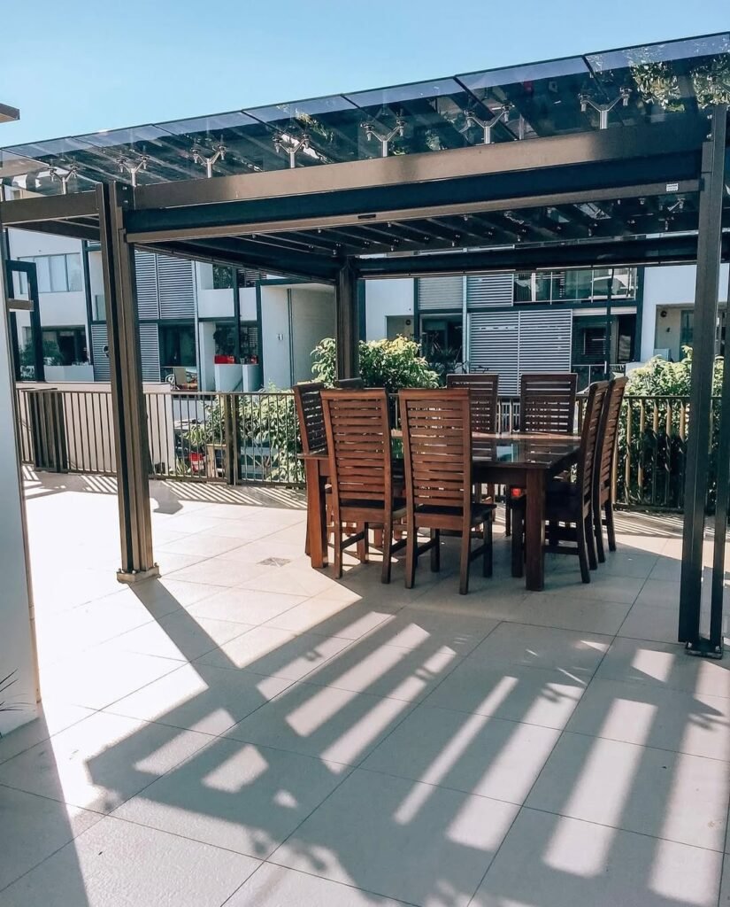 Glass Roof Outdoor Patio Ideas