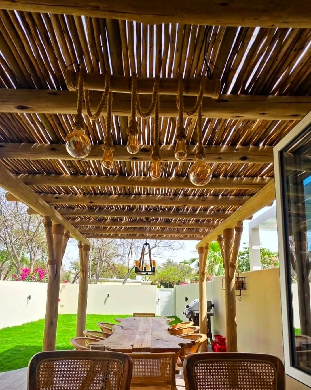 Thatched & Sticks Roof Outdoor Patio Ideas