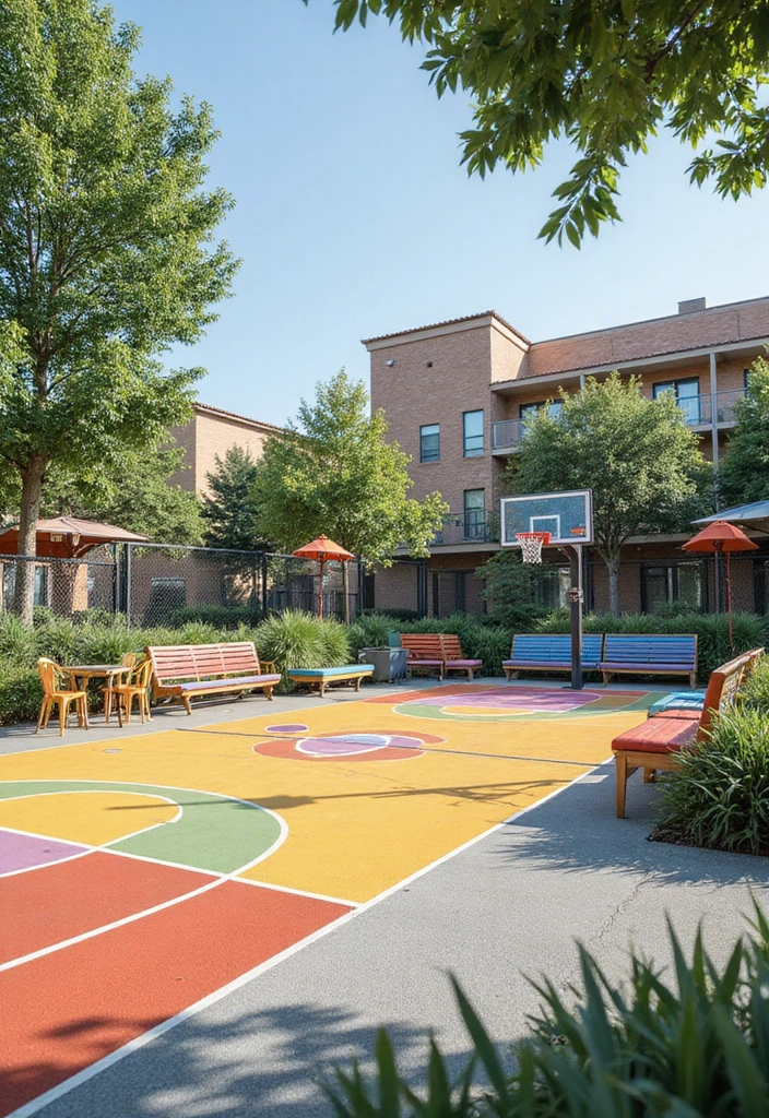 25 Stylish Outdoor Entertaining Areas That Will Elevate Your Gatherings to a Whole New Level! - 16. Playful Sports Area